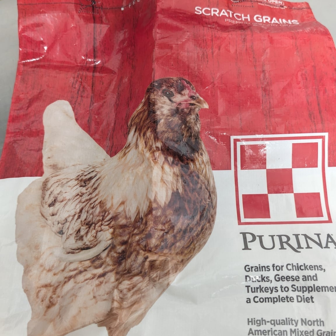 Recycled Feed-Bag Shopping Tote