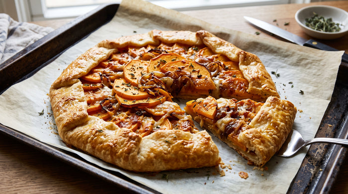 Recipe Card - Caramelized Butternut & Onion Galette- FREE
