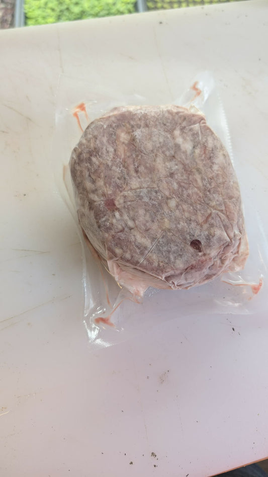 Pork Sausage Burgers - Super sale $5 - 4x 1/4lb patties